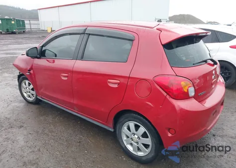 2015 Mitsubishi Mirage Es/Rf z USA, uszkodzony, nr VIN ML32A4HJ6FH039716